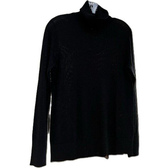 Gap Extra Fine Merino Wool Sweater In Black, S - Picture 2 of 8